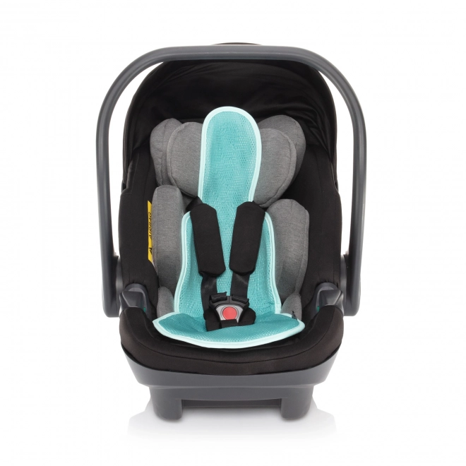 Breathable Car Seat Liner for Infants in Ice Grey