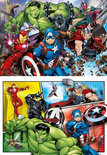 Puzzle 2x60 Pieces The Avengers