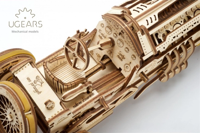 Ugears 3D Puzzle U-9 Grand Prix Car