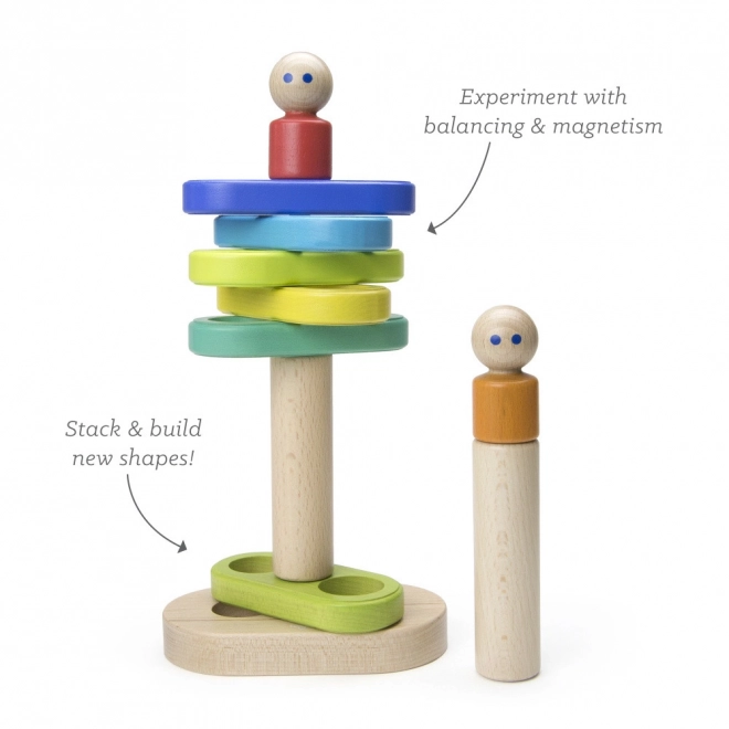 Tegu Magnetic Floating Stacking Toy