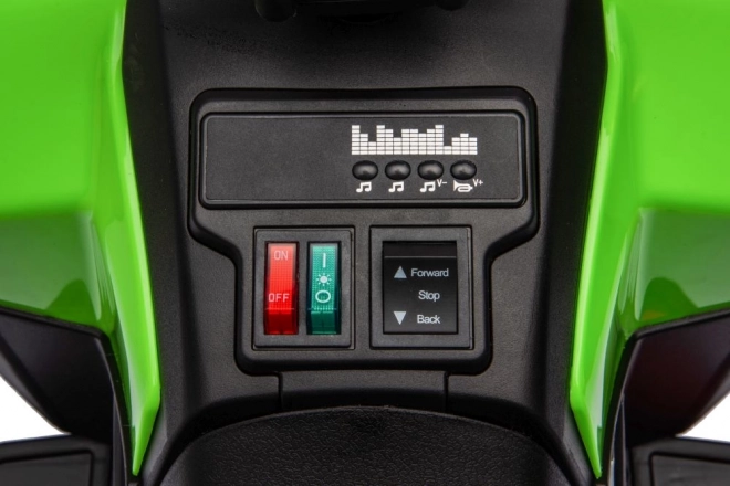 Quad per bambini a batteria verde