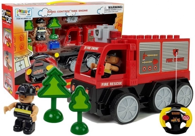 Remote-Controlled Fire Truck Toy