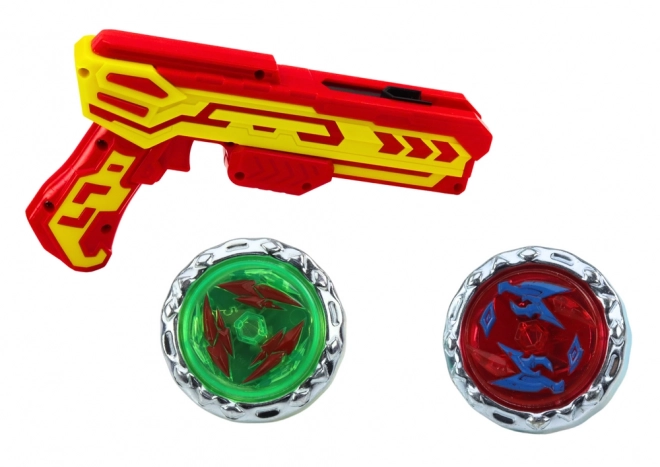 Red Blaster with Metal Discs Set