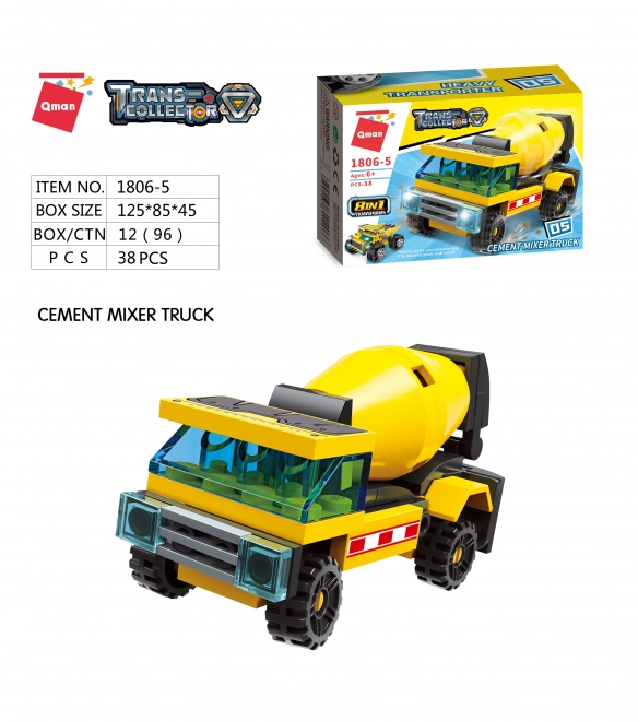 Qman Heavy Transporter Mini Construction Set