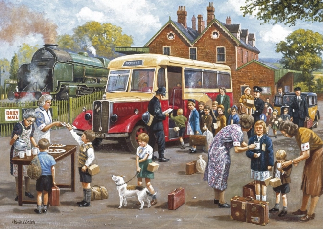 Gibsons Puzzle Evacuation 4x500 Pieces
