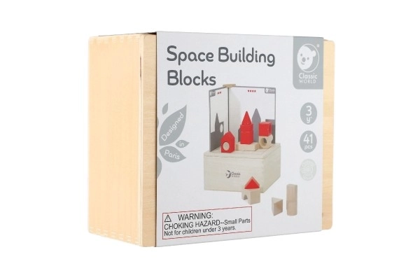 Wooden Construction Puzzle Set