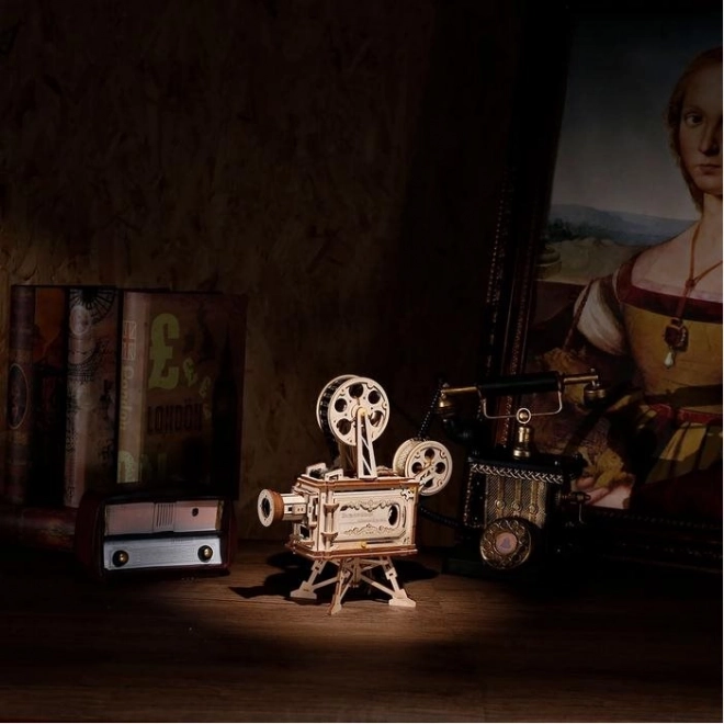 Rokr 3D Wooden Puzzle Mechanical Movie Projector