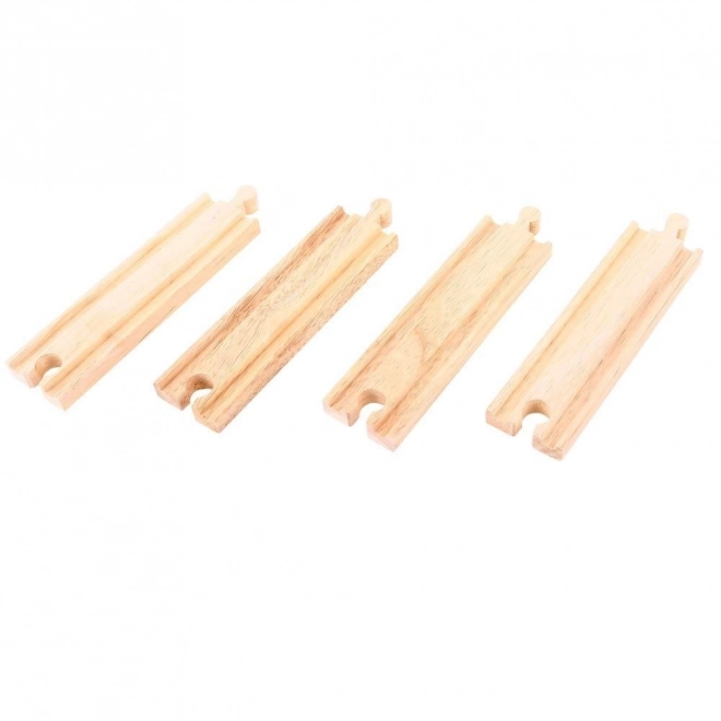 Medium Straight Tracks 16 cm for Bigjigs Rail