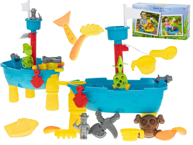 Pirate Ship Sand and Water Table