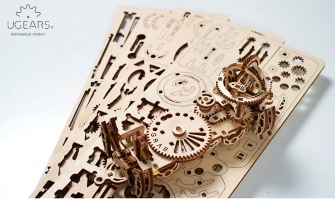 Ugears Mechanical Town Train Transfer Station 3D Wooden Puzzle