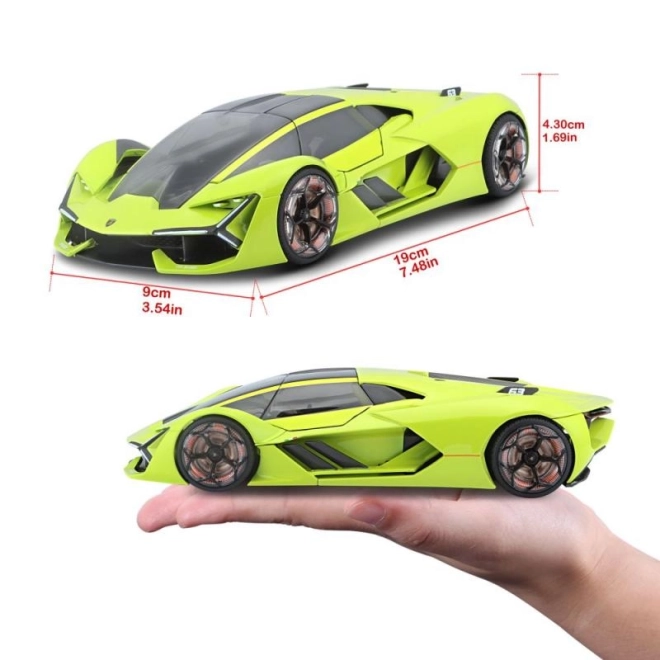 Lamborghini Terzo Millennio Diecast Model 1:24 - Green