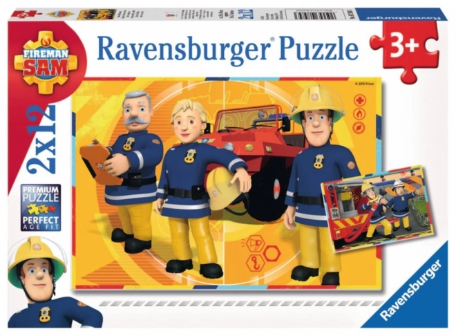 Fireman Sam In Action Puzzle Set