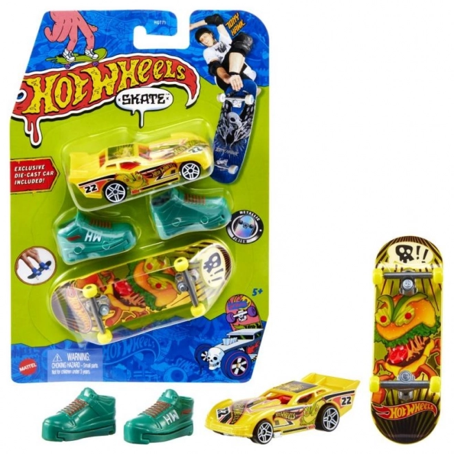 Hot Wheels Skate Collectible Set with Fingerboard and Shoes