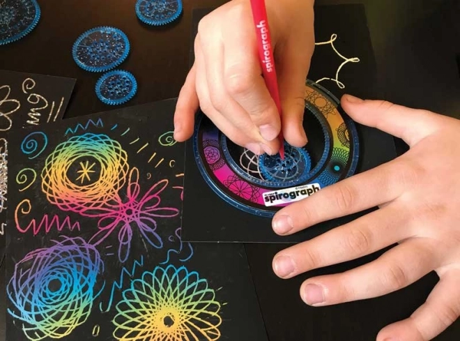 Spirograph Scratch and Shimmer Art Set