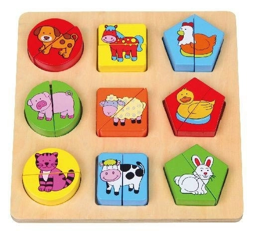 Babu Wooden Animal Shape Puzzle