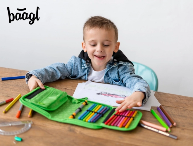 BAAGL School Pencil Case Single Level Minecraft