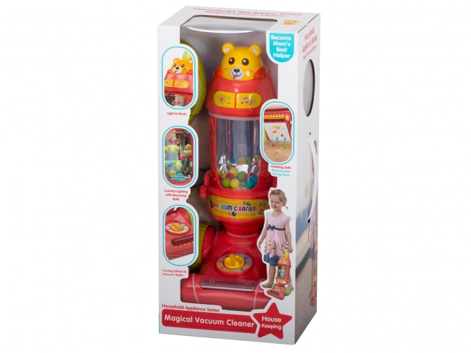 Interactive Children's Toy Vacuum Cleaner with Sounds