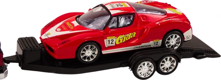 Stilski crveni sportski auto