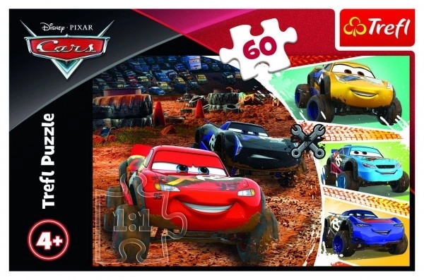 60-piece puzzle cars 3 lightning mcqueen and friends