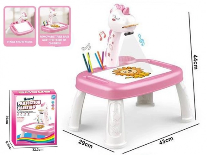 Unicorn Projector Drawing Table