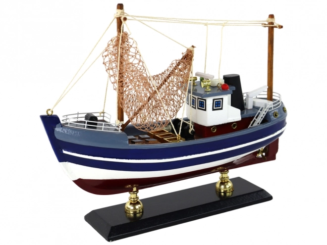 Wooden Collectible Fishing Boat