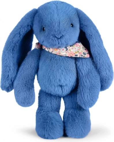 Plush bunny with blue scarf 35 cm