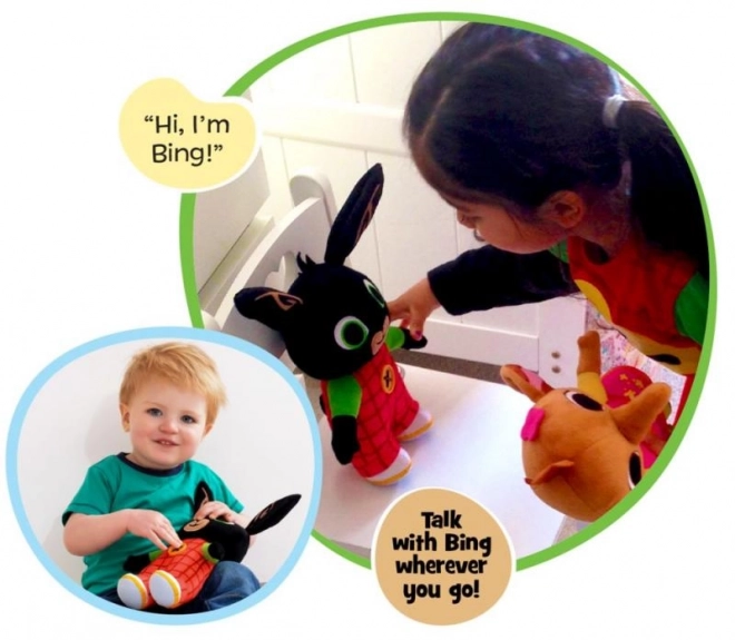 Talking Plush Bing Rabbit Toy in Czech