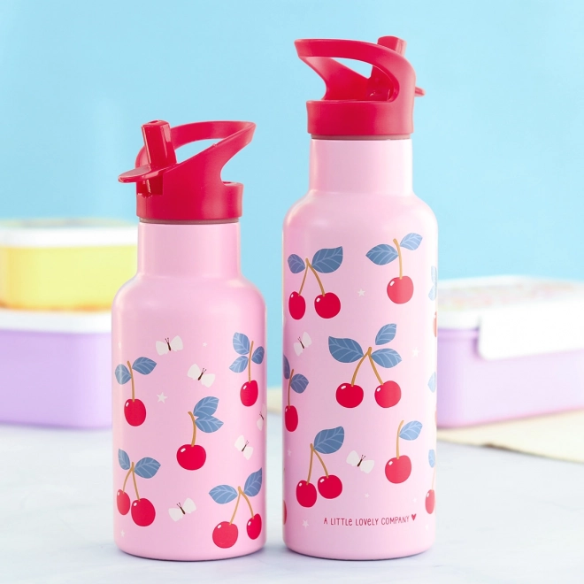 Stainless Steel Drinking Bottle Cherries 500 ml