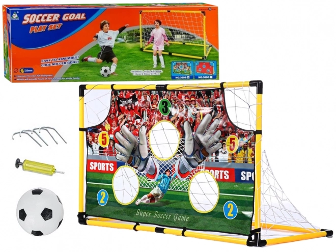 Children's soccer goal with net
