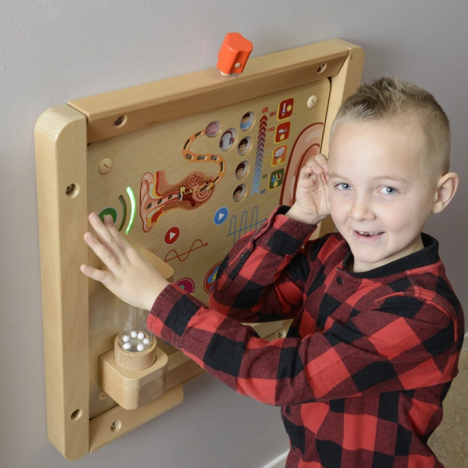 Masterkidz Tavola Educativa Sensi Visivi Montessori
