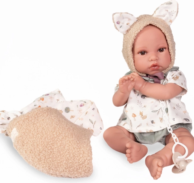 Poupée bébé réaliste avec corps souple - 42 cm