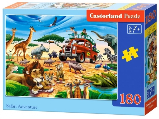 Safari Adventure 180 Piece Puzzle