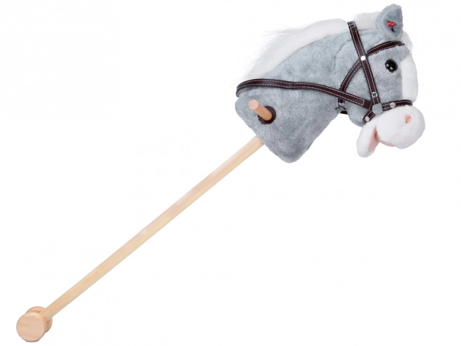 Interactive Hobby Horse with Gallop Sound and Movable Jaw