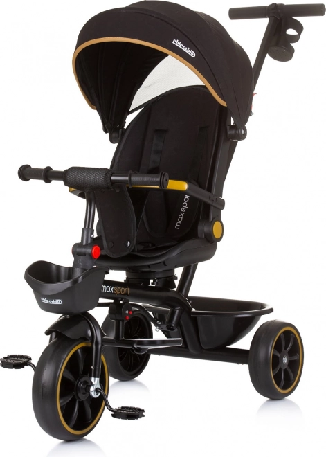 Chipolino Tricycle with Canopy Max Sport 2-in-1 Obsidian