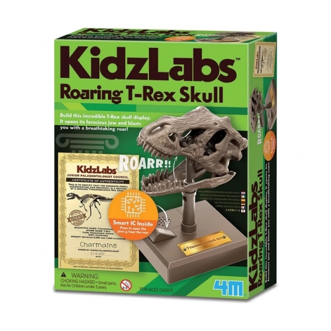 Educational Set Roaring T-Rex Skull