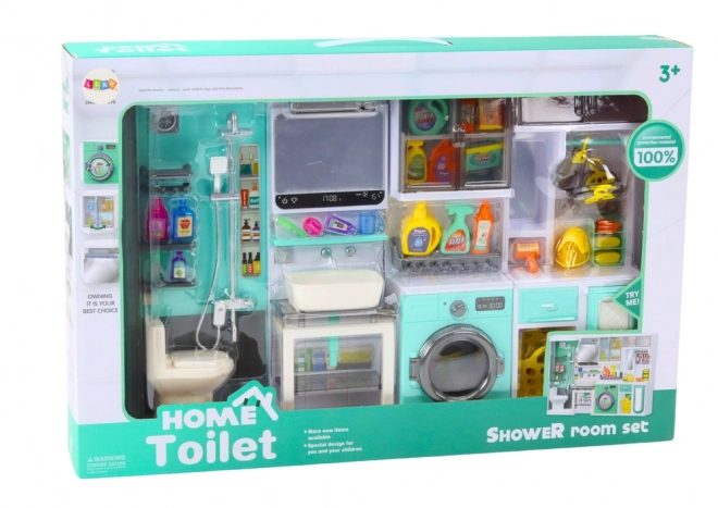 4-in-1 Bathroom Playset with Accessories