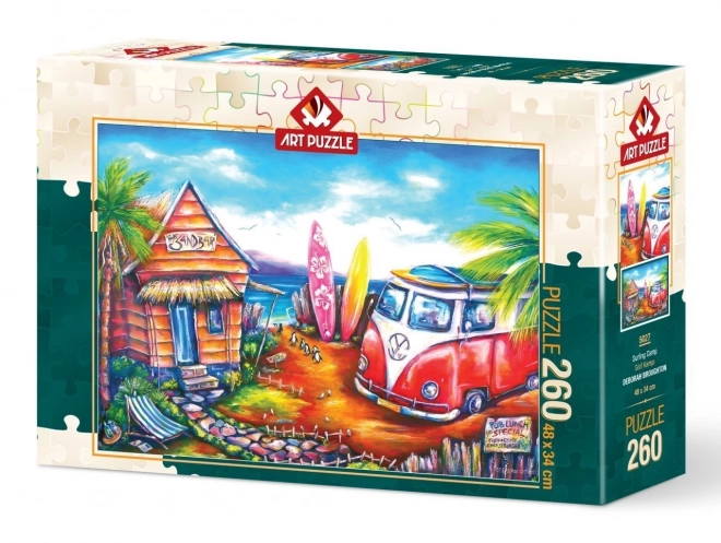 Surfer Camp Puzzle 260 Pieces