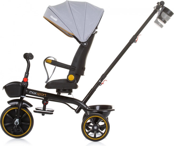 Chipolino Tricycle with Canopy Max Sport 2in1 Ash Grey