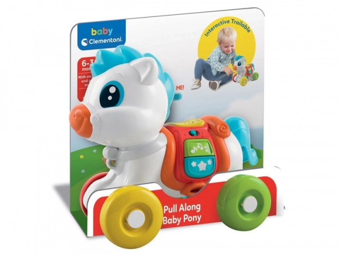 Clementoni Baby Interactive Pull Along Pony