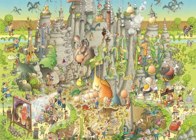 Heye Jurassically Funky Zoo Exhibit Puzzle 1000 Pieces