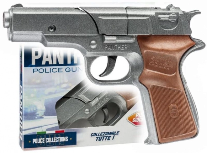 Police Toy Cap Gun Panther Silver