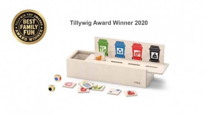 Wooden Sorting Garbage Puzzle for Kids