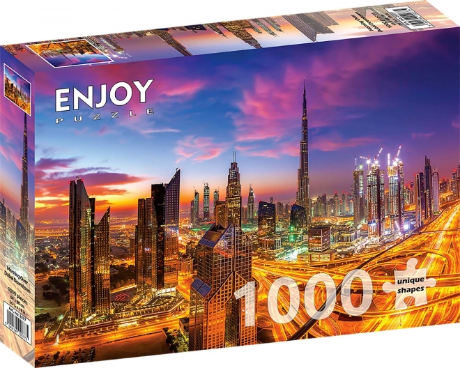 Enjoy Puzzle Dawn over Dubai 1000 Pieces