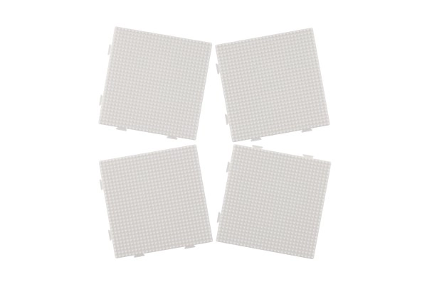 Pegboard For Ironing Beads - Interlocking Square 4pcs