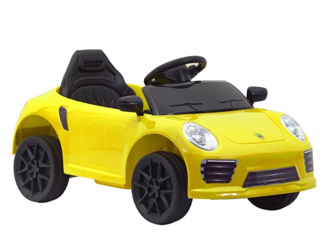 Yellow Battery-Powered Toy Car