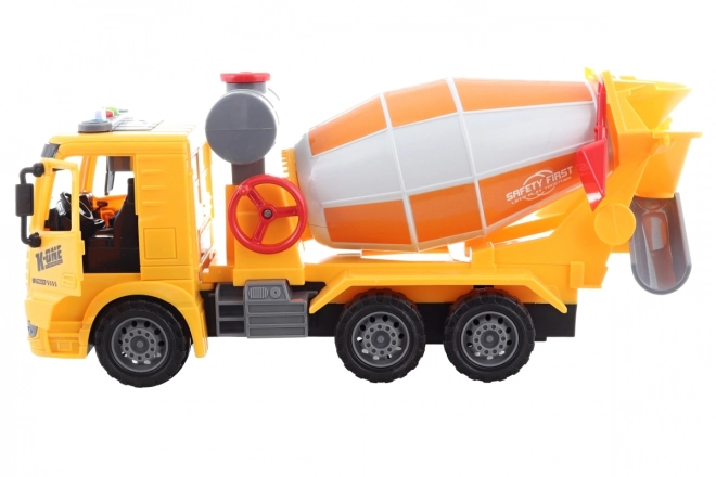 Battery-Powered Cement Mixer Toy Truck