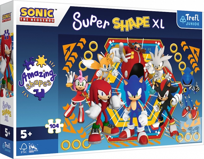 Sonic the Hedgehog Super Shape XL Puzzle