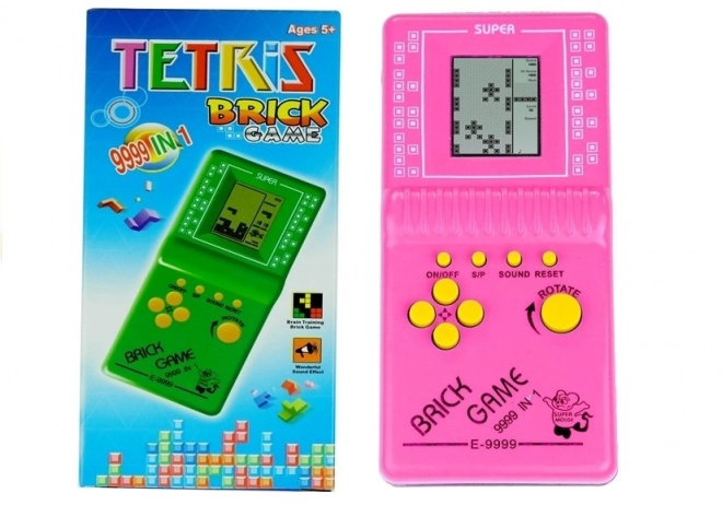 Pocket Pink Electronic Tetris Game