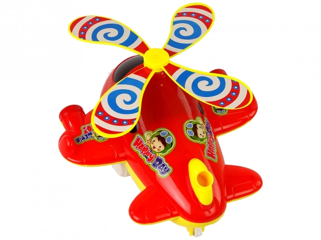 Push Toy Airplane with Bell