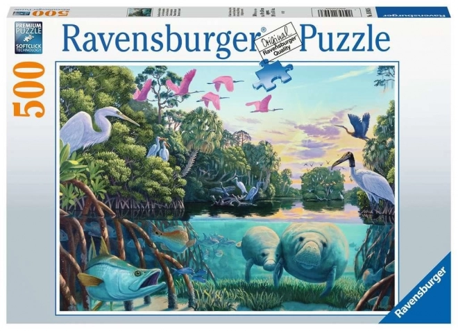 Ravensburger Manatee Moments Puzzle 500 Pieces